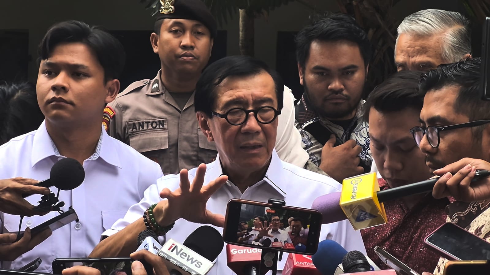 Yasonna mengaku tak ditanya soal keberadaan Harun Masiku