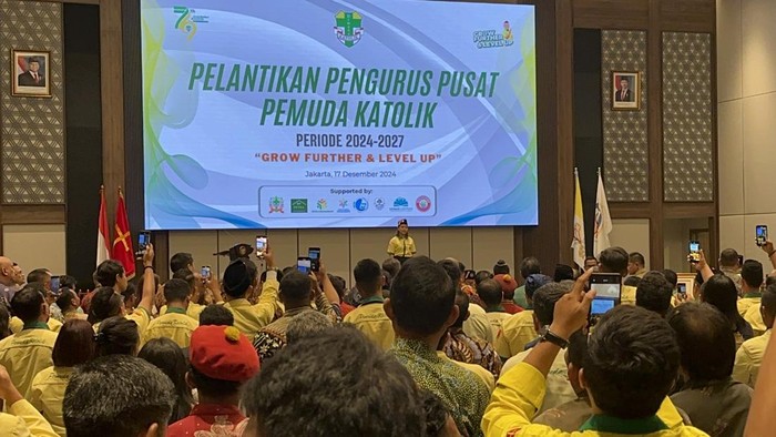 Wapres Gibran Hadiri Pelantikan Pengurus Pemuda Katolik 2024-2027 di Menteng