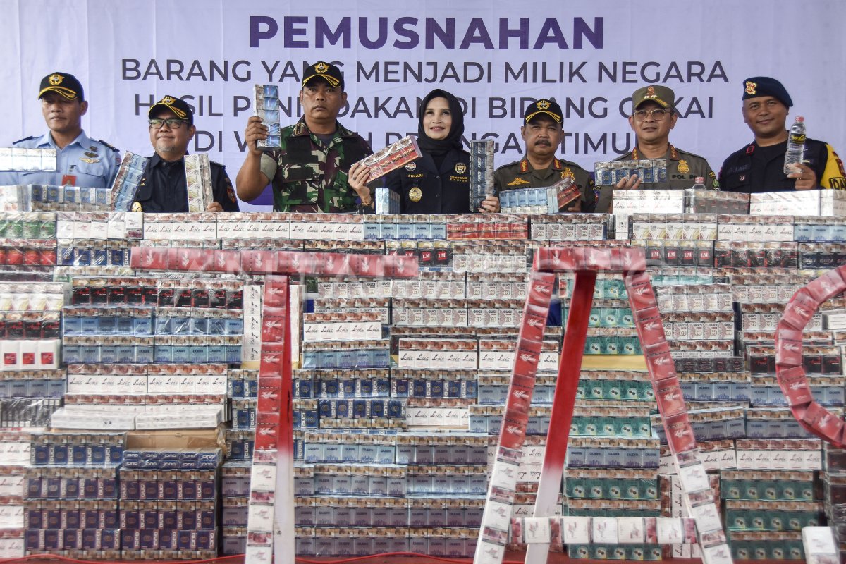 Rokok ilegal disebut ancam penerimaan negara dari cukai tembakau