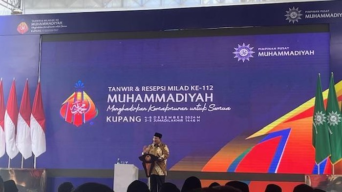 Di Hadapan Warga Muhammadiyah Presiden Prabowo Sebut Pentingnya Program Tiga Juta Rumah