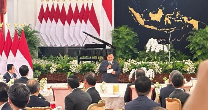 Prabowo Puji Kabinet Depan Pengusaha Jepang: Kerja Sama Tim yang Baik