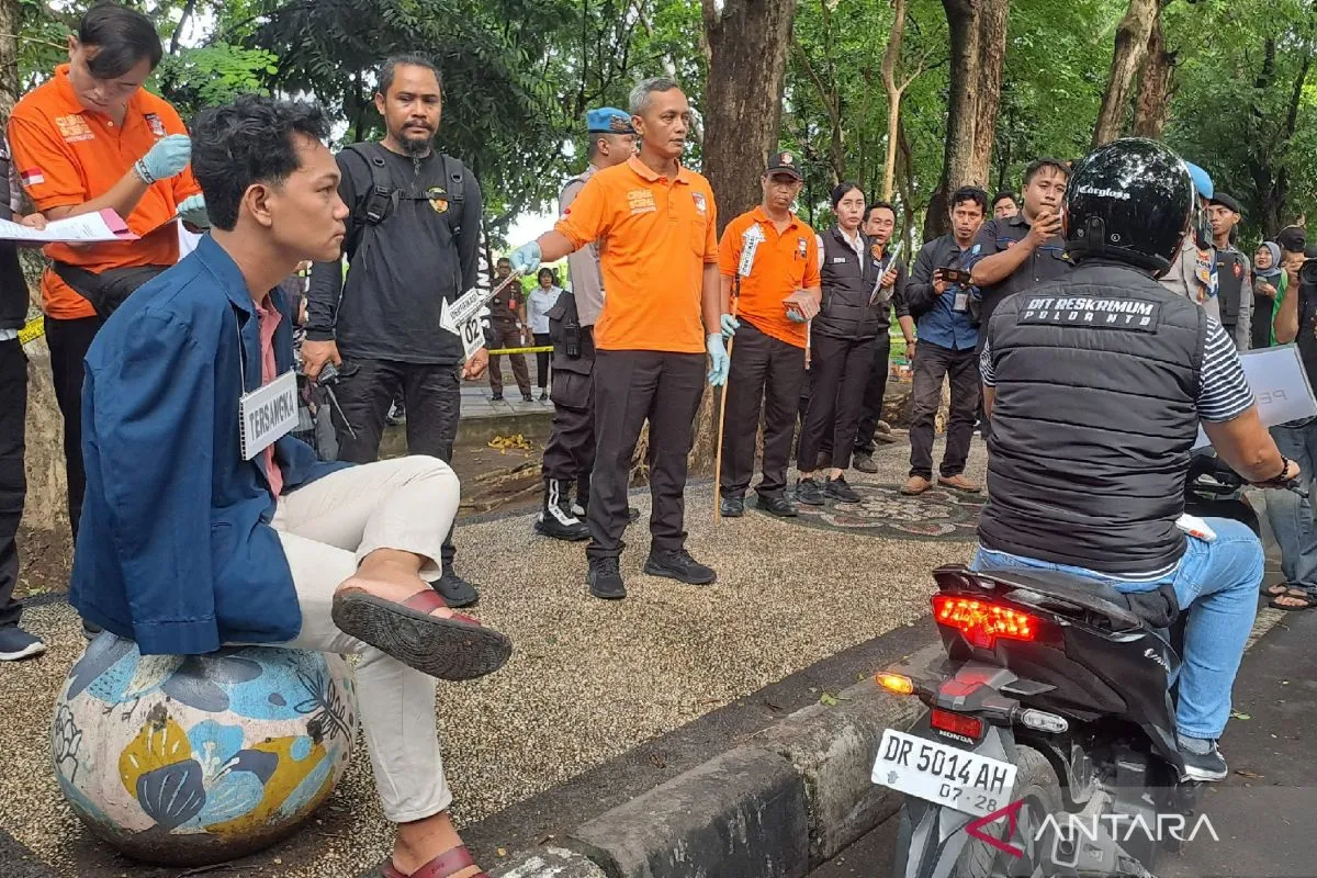 Polda NTB gelar rekonstruksi kasus pelecehan tersangka tunadaksa