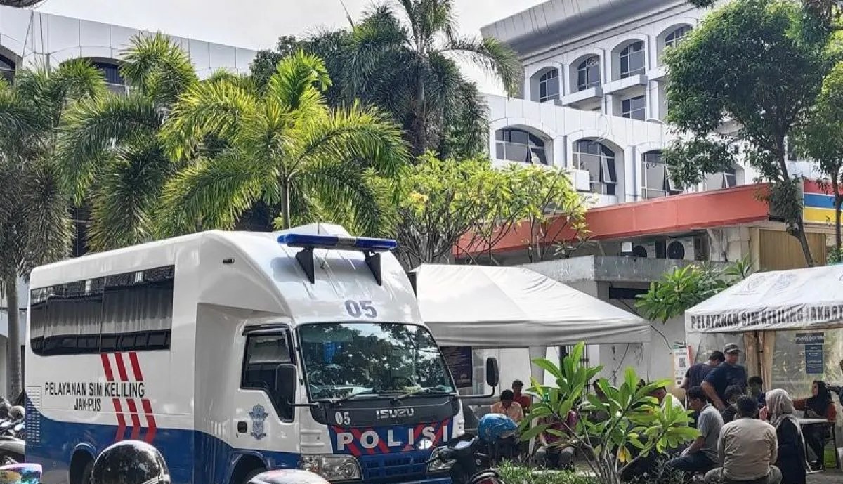 Layanan SIM Keliling tersedia di lima lokasi di Jakarta