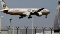 Etihad Airways batal lepas landas di Melbourne karena ban pecah