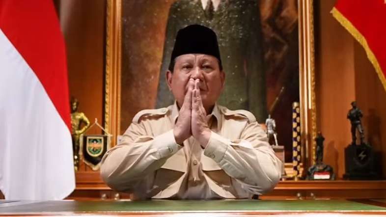 Presiden Prabowo Sampaikan Ucapan Selamat Tahun Baru Imlek