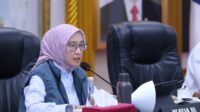 Menteri PANRB Rini Widyantini dalam Rapat Koordinasi Penataan Tenaga Non ASN di Instansi Pemerintah Daerah secara virtual dari Kantor Pusat Kemendagri,