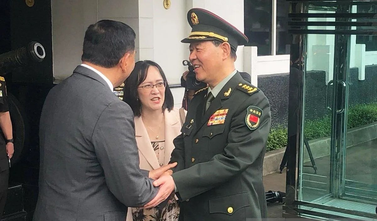 Menhan bahas rencana latihan bersama antara TNI dan militer China