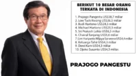 Prajogo Pangestu, orang terkaya di Indonesia versi Forbes saat ini