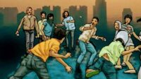 Tawuran-Remaja-di-Depan-SPBU-Kayu-Kalek-Warga-Minta-Tindakan-Tegas-Aparat Viral Tawuran di Tambun Bekasi, Remaja Disabet Celurit-Dilindas Motor