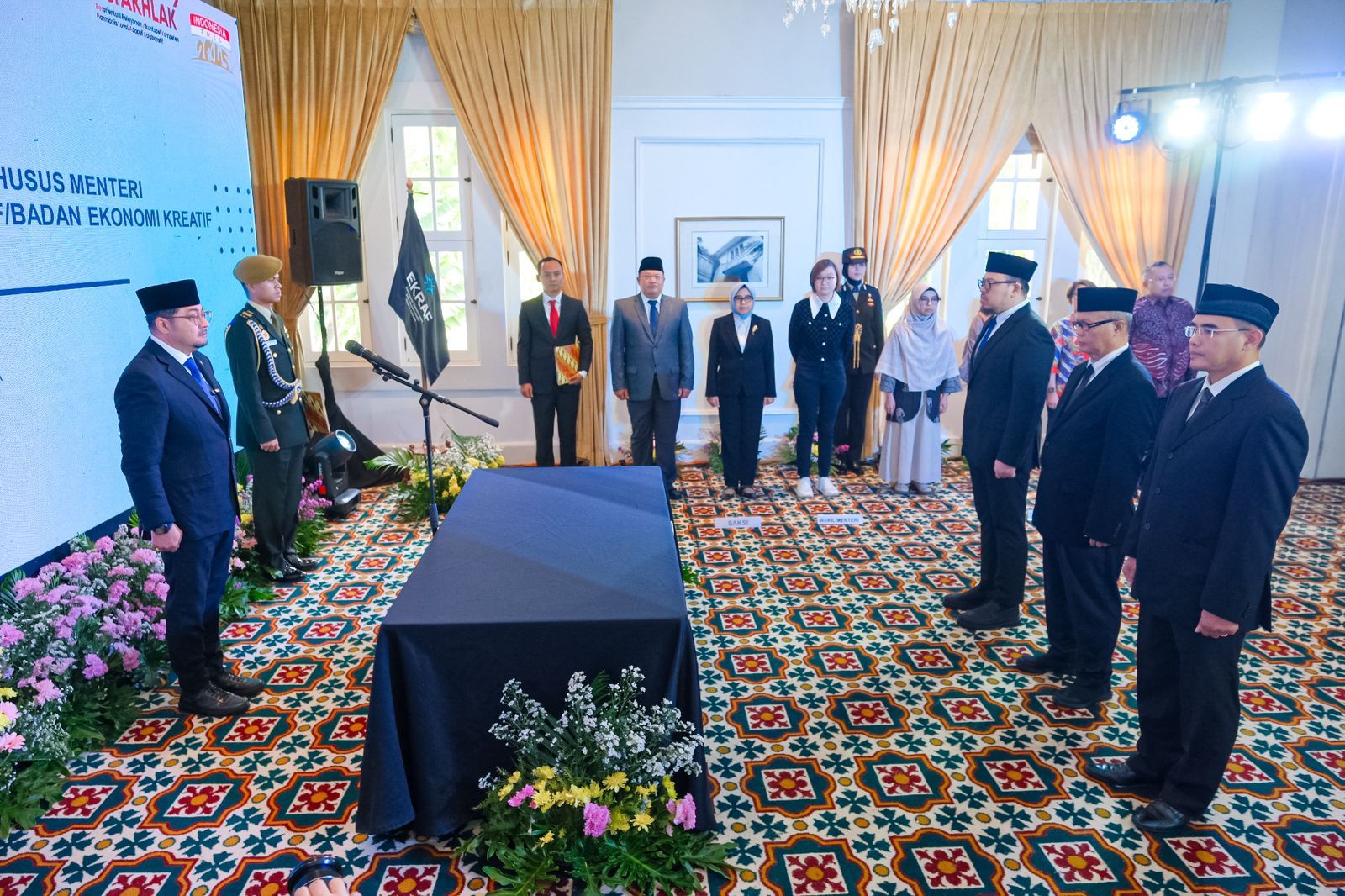 Menekraf Lantik Pejabat Tinggi Pratama di Lingkungan Kemenekraf