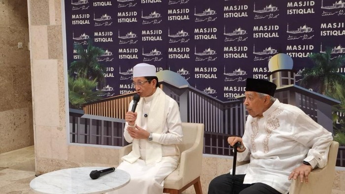 Peringati Isra Miraj di Masjid Istiqlal, Menag dan Quraish Shihab Bicara Keberagaman