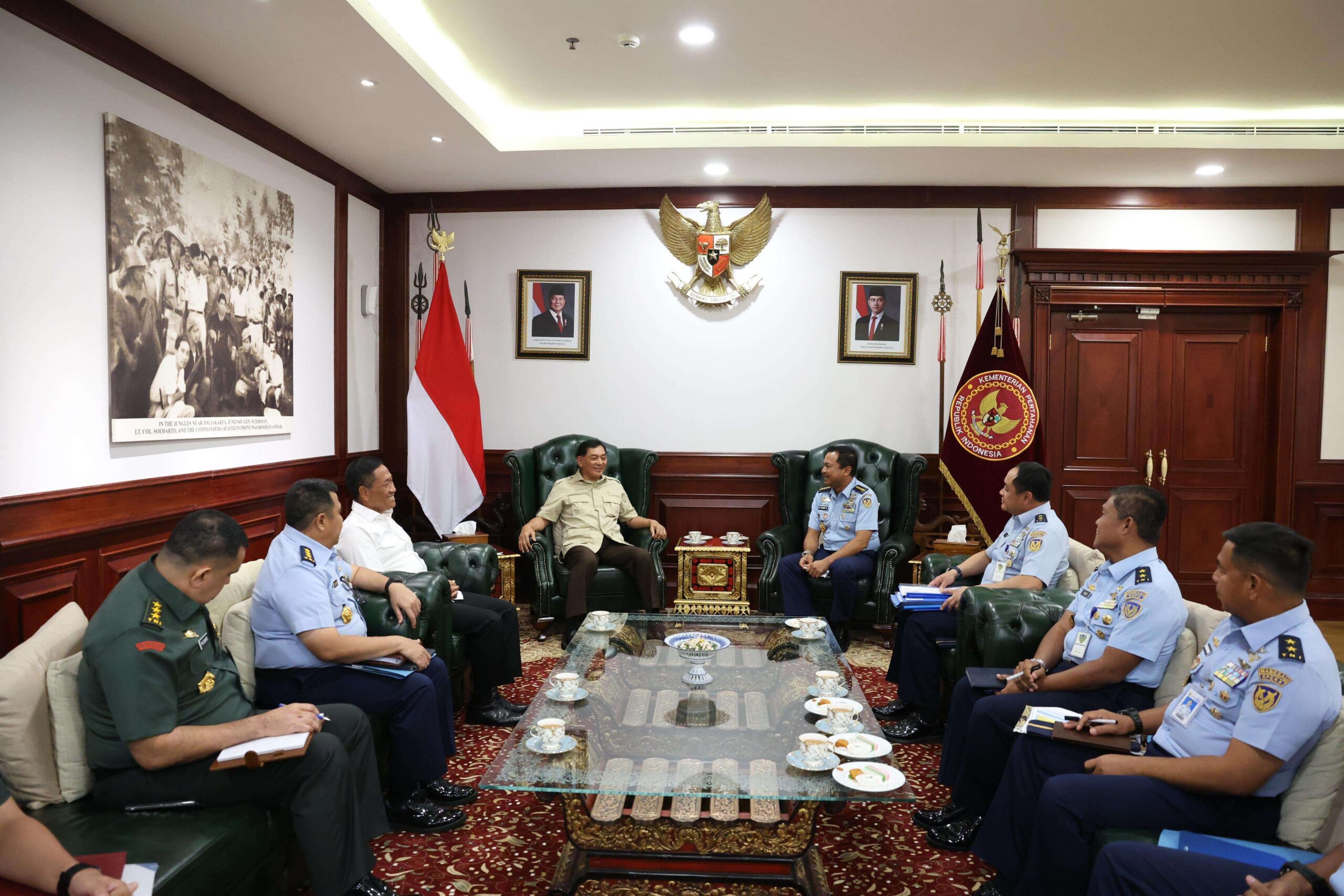 Menhan dan KSAU Diskusi Tambah Kekuatan TNI AU