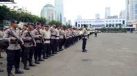 apel pasukan di polda Metro