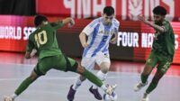 Hujan gol warnai kemenangan Argentina atas Arab Saudi dengan skor 8-7
