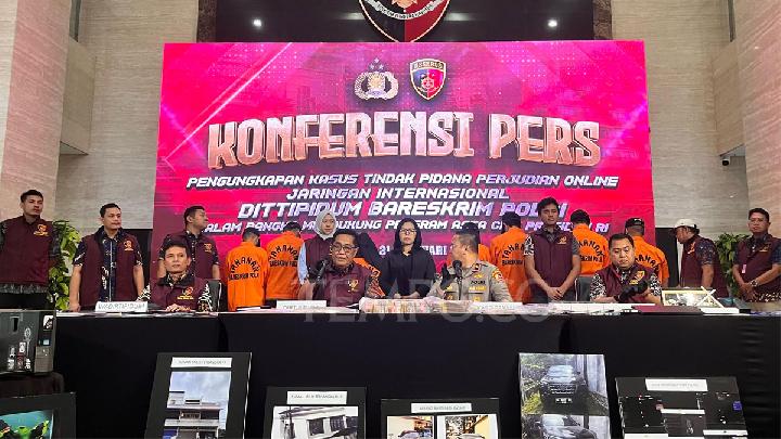 Polri tangkap 9 tersangka sindikat judi online 1XBET