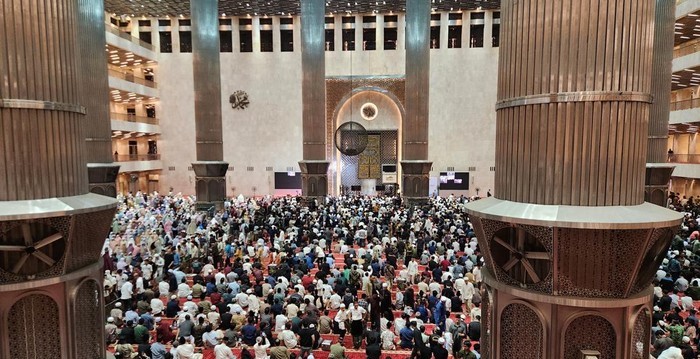 Menag Isi Ceramah Salat Tarawih di Istiqlal, Bicara Keutamaan Niat Puasa