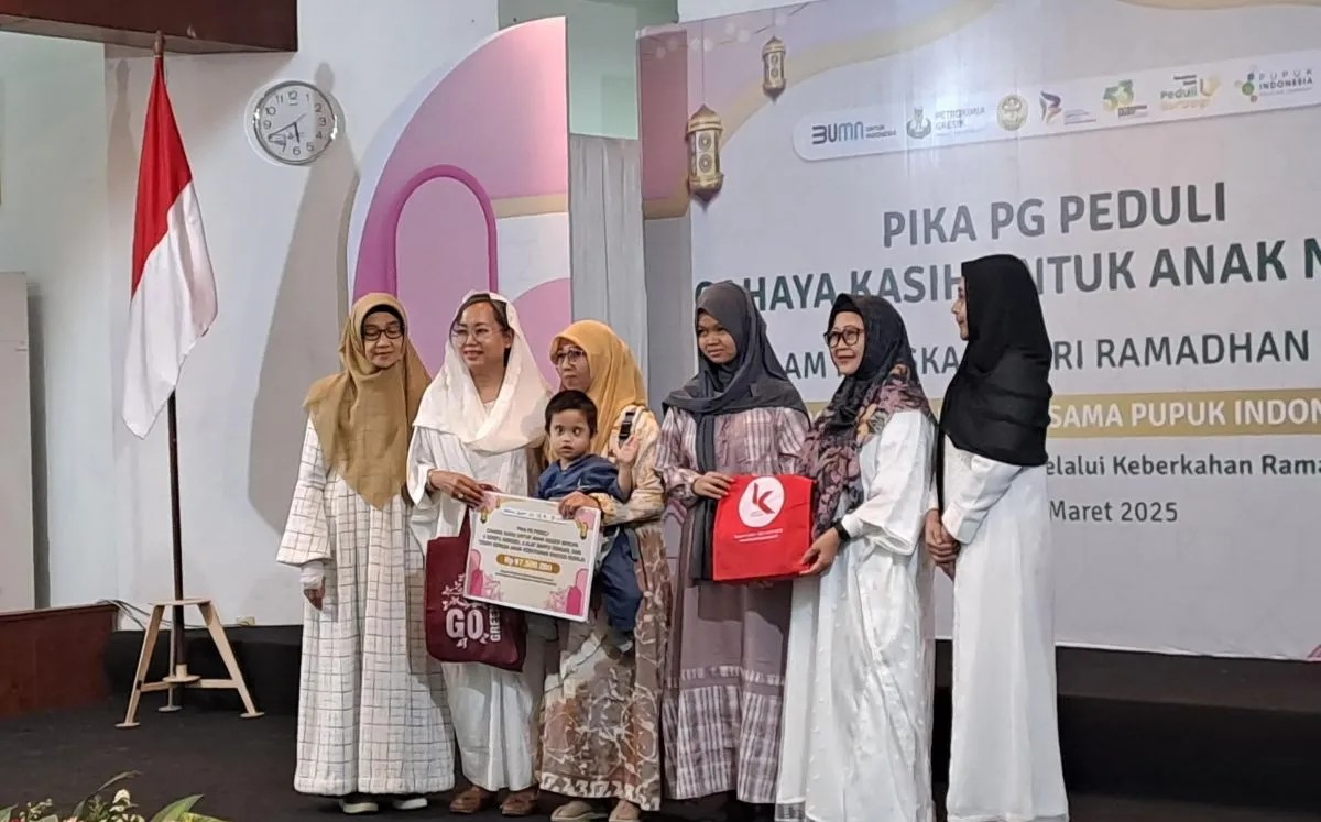 Pupuk Indonesia berikan santunan 72 anak asuh PIKA Petrokimia Gresik
