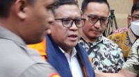 Sekjen DPP PDIP, Hasto Kristiyanto di Pengadilan Negeri Jakarta Pusat, Jumat, 14 Maret 2025