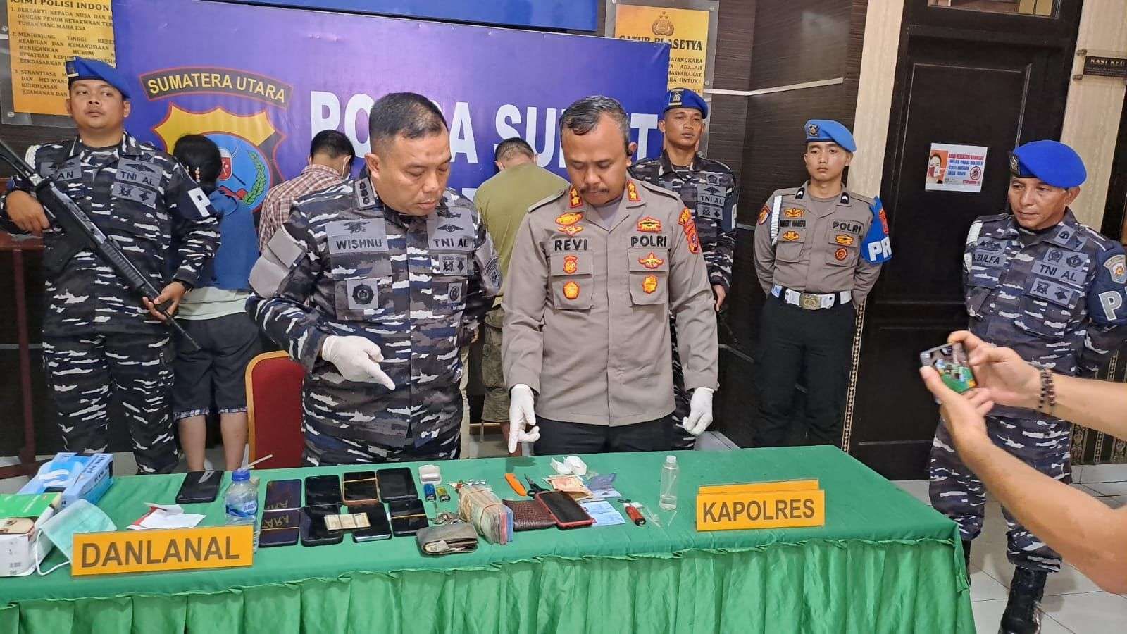 TNI AL Tangkap Pelaku Transaksi Narkoba di Nias