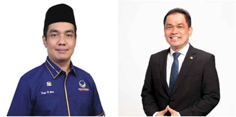 inilah Dua Anggota DPR dari Fraksi Nasdem Fauzi H Amro dan Charles Meikyansah yang mangkir atas Panggilan KPK