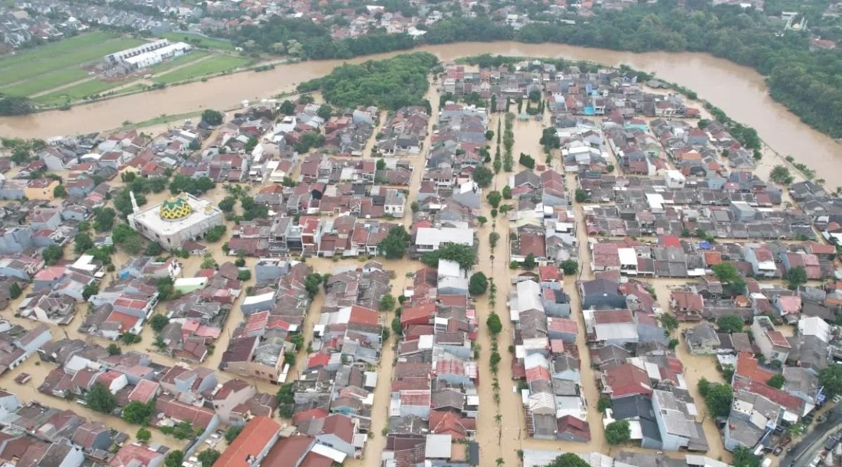 BNPB: Banjir meluas di Bekasi ketinggian capai tiga meter