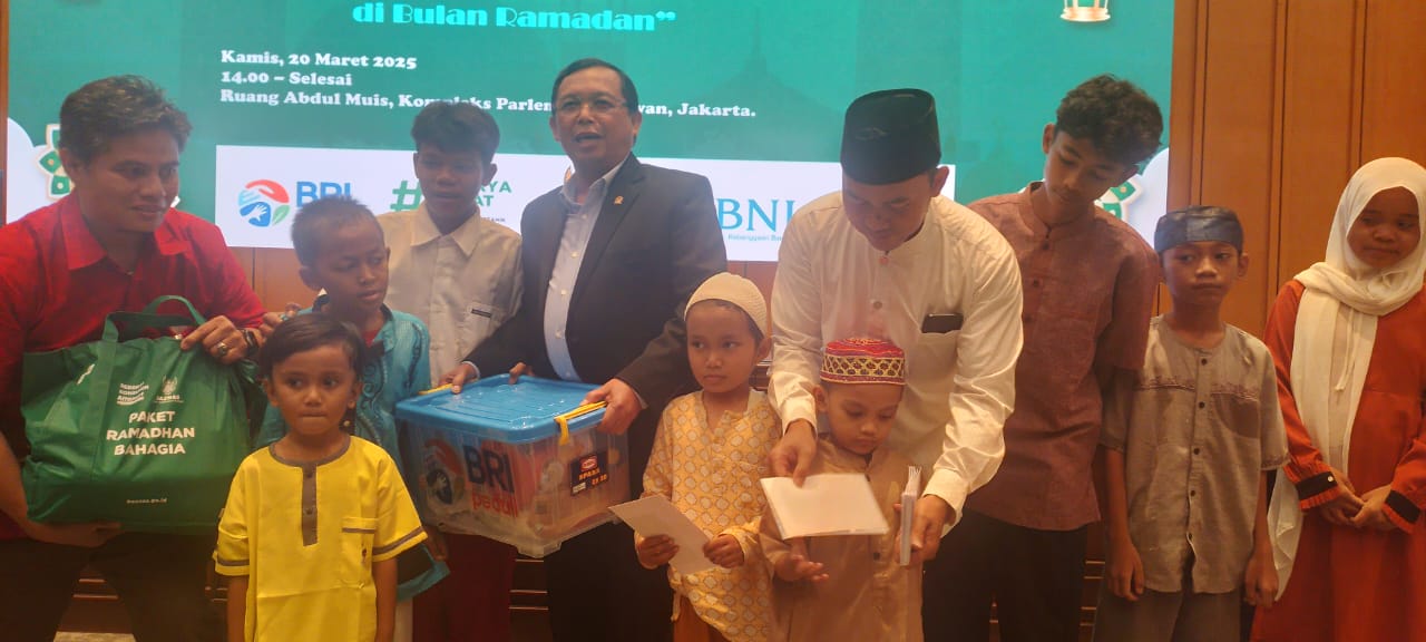 KWP Gelar Santunan Yatim Piatu di Parlemen, Ariawan: Wartawan Juga Punya Jiwa Sosial