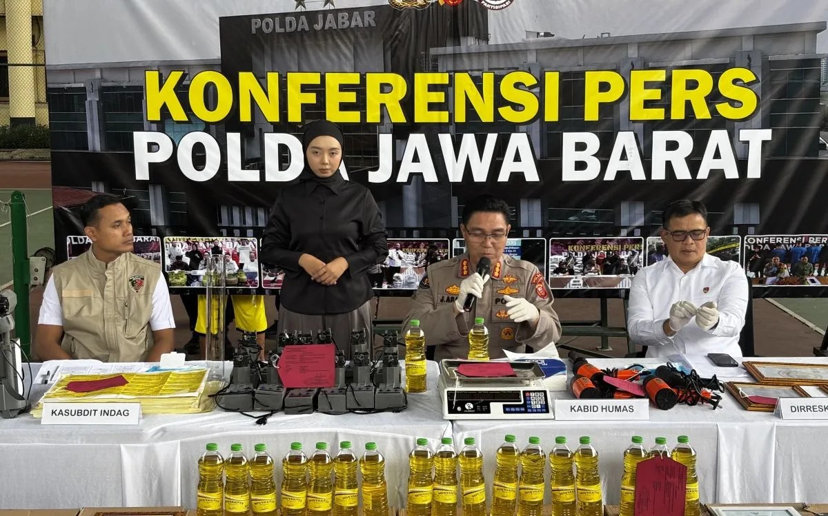 Polda Jabar ungkap peredaran MinyaKita tidak sesuai takaran
