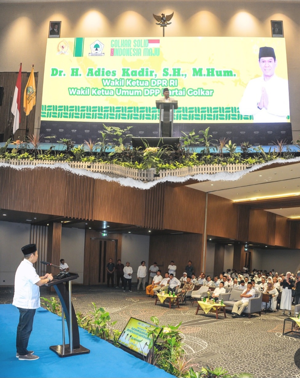 Wakil Ketua DPR RI Adies Kadir Instruksikan Seluruh Kader Golkar Dukung Pemerintah
