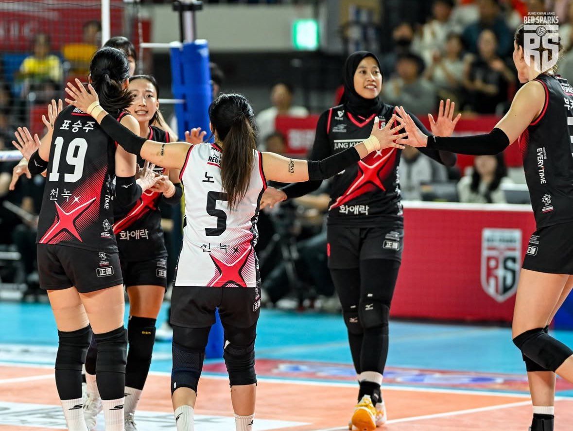 Megawati Mengantarkan Red Sparks Masuk Final