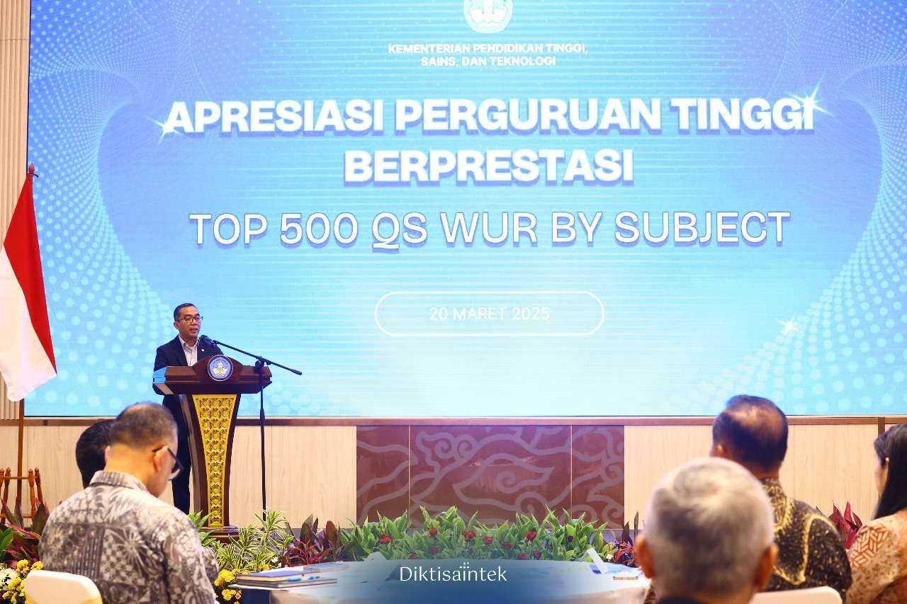 Mendiktisaintek Apresiasi Perguruan Tinggi Pertahankan Peringkat Terbaik Dunia