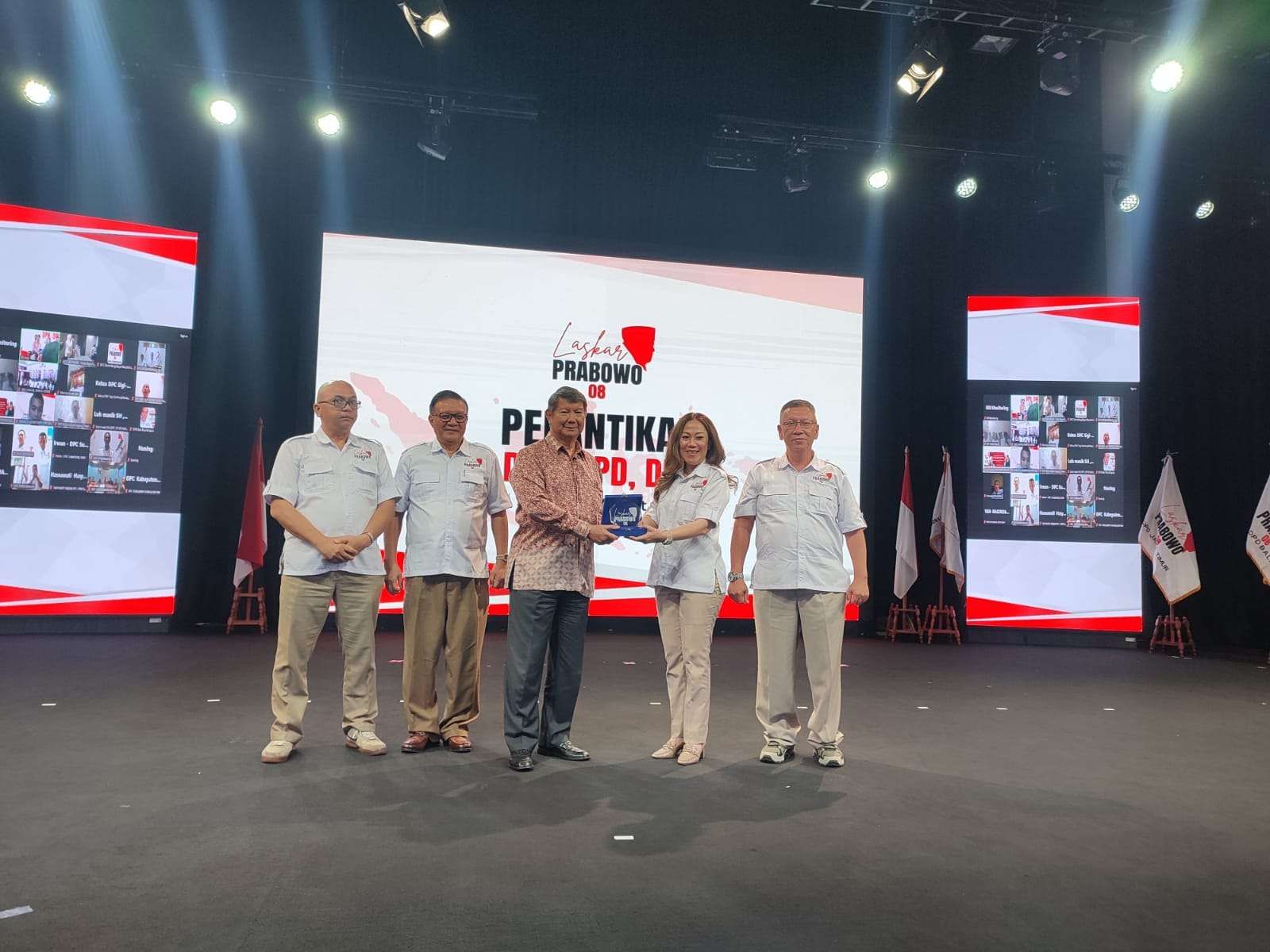 Hashim Djojohadikusumo Lantik Pengurus Laskar Prabowo 08