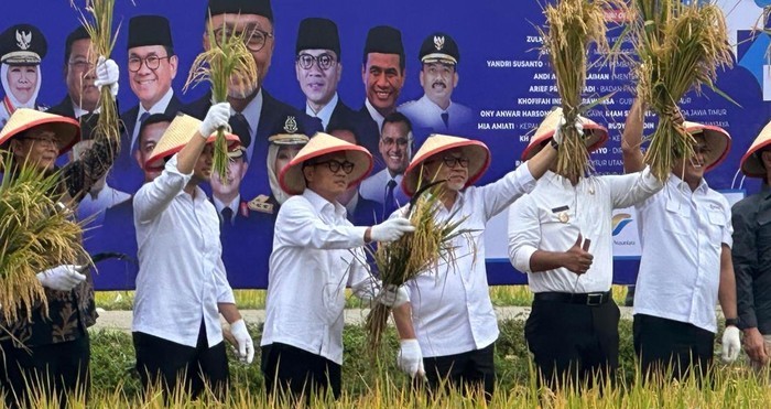 Zulhas Borong 7 Ton Gabah Seharga Rp 40 Juta di #DemiIndonesia Mandiri Pangan