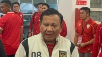Prabowo Bersyukur Indonesia Kalahkan Bahrain: Mereka Berjuang Keras
