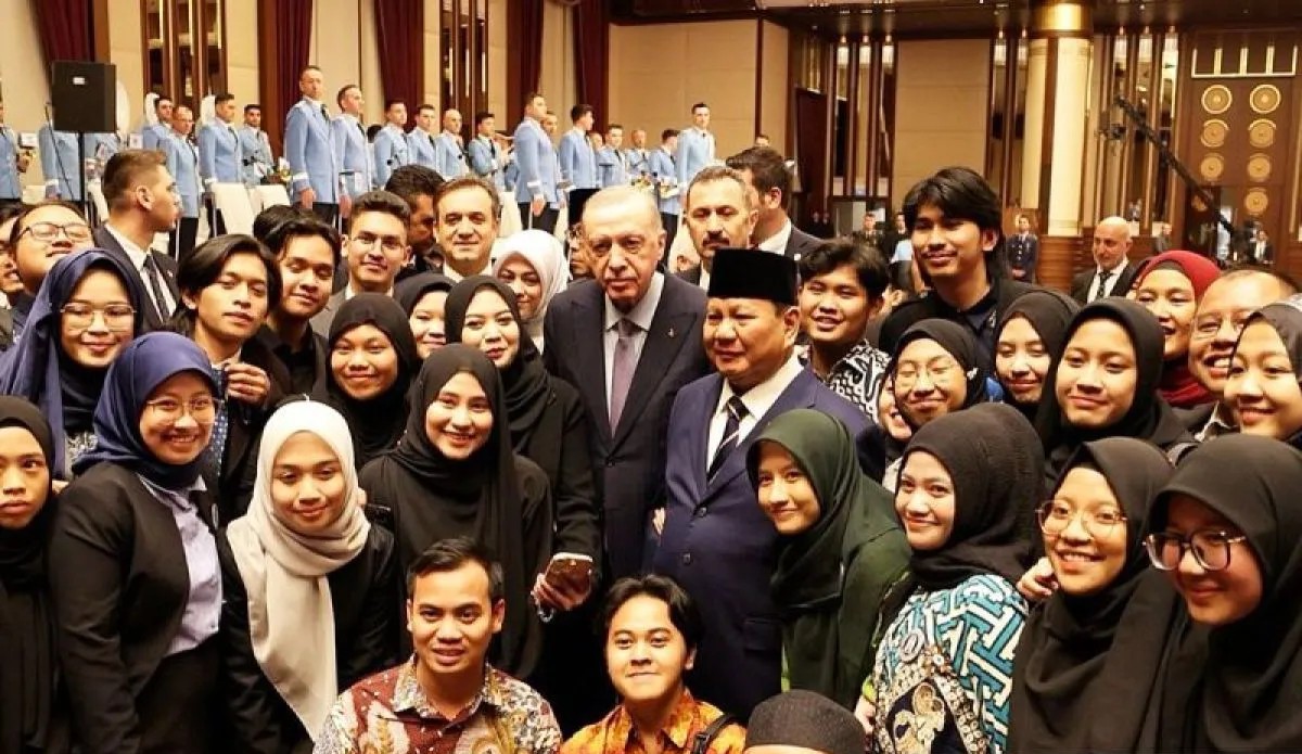 Prabowo didampingi Erdogan sapa mahasiswa Indonesia di Turki
