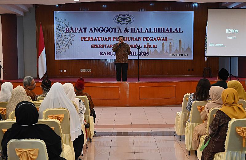 P3S Setjen DPR RI Gelar Rapat Anggota dan Halalbihalal