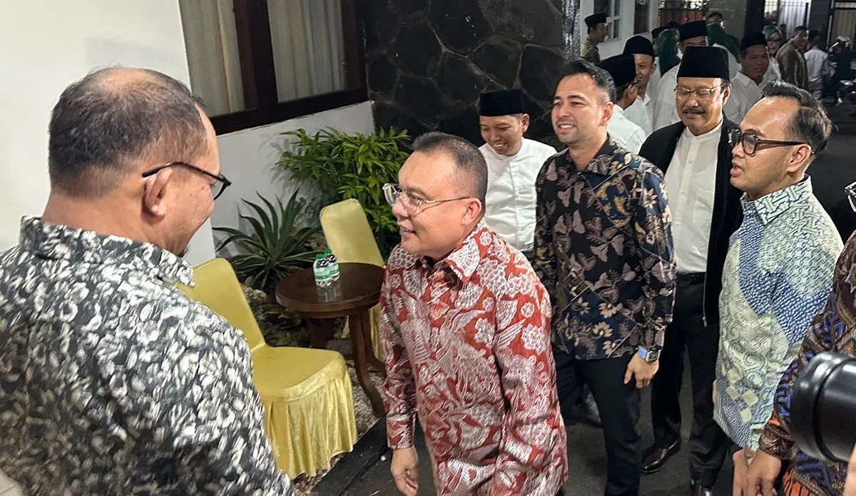 Dasco, Raffi Ahmad, hingga Ahmad Dhani hadiri halalbihalal Cak Imin