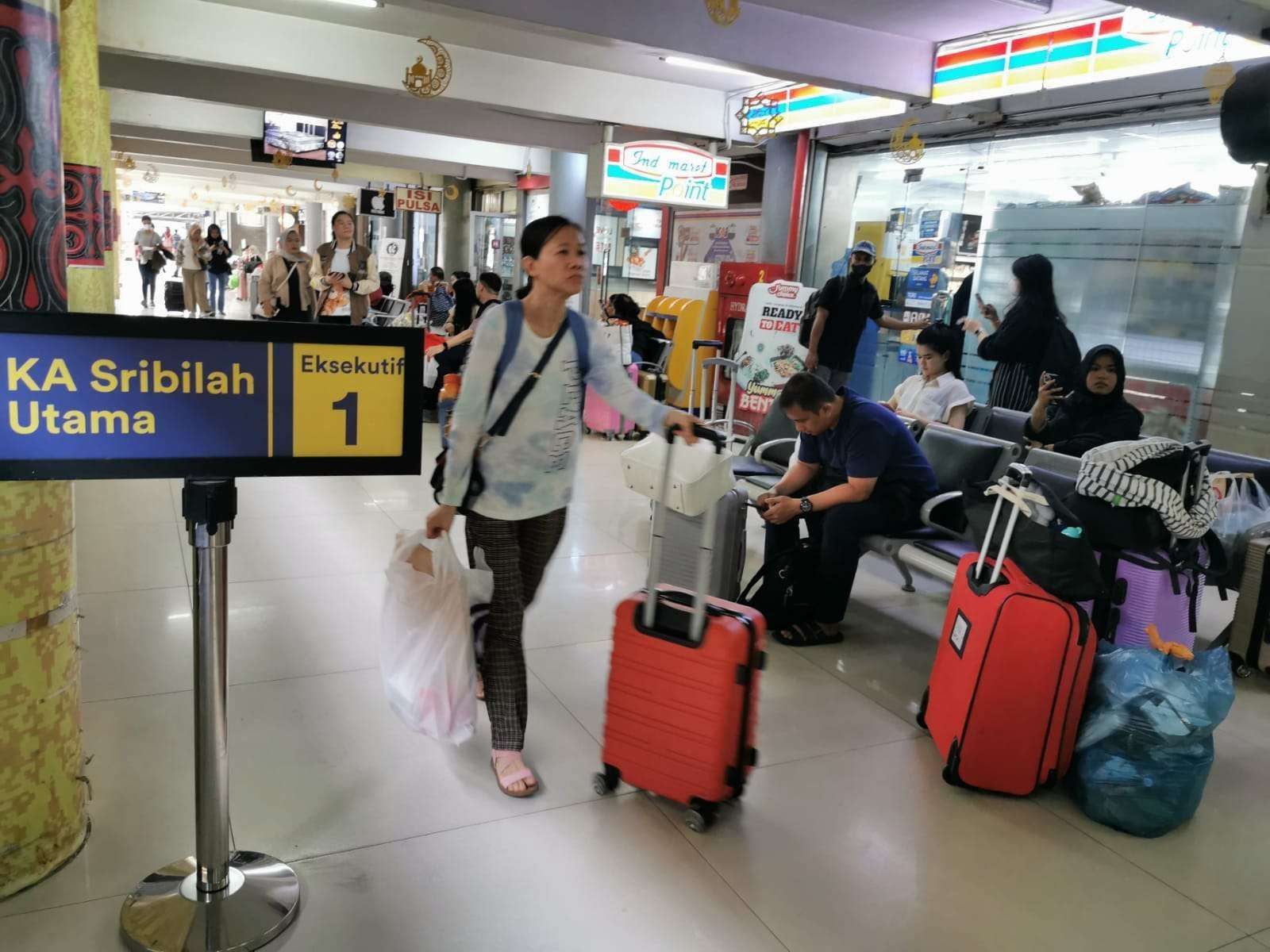 H+1 Lebaran, Penumpang Kereta Sumut Capai Ribuan Orang