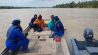 Antisipasi Penyeludupan, Sat Polairud Polres Tanjungbalai Kejar dan Periksa Kapal Tanpa Nama