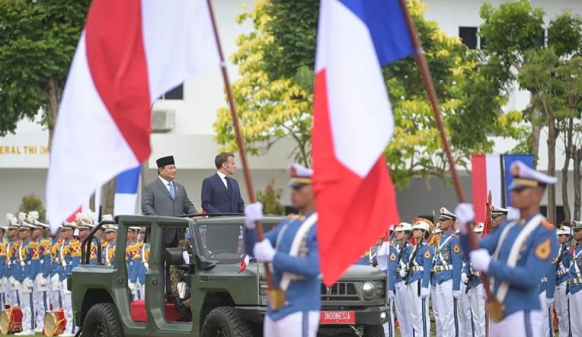 Macron berterima kasih peserta latihan Akmil pelajari bahasa Prancis