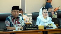 akil Ketua Komisi XIII DPR RI, Sugiat Santoso dalam Audiensi Komisi XIII dengan Ketua Komisi Perlindungan Anak Indonesia (KPAI) di Gedung Nusantara I, Senayan, Jakarta, Senin (26/5/2025).