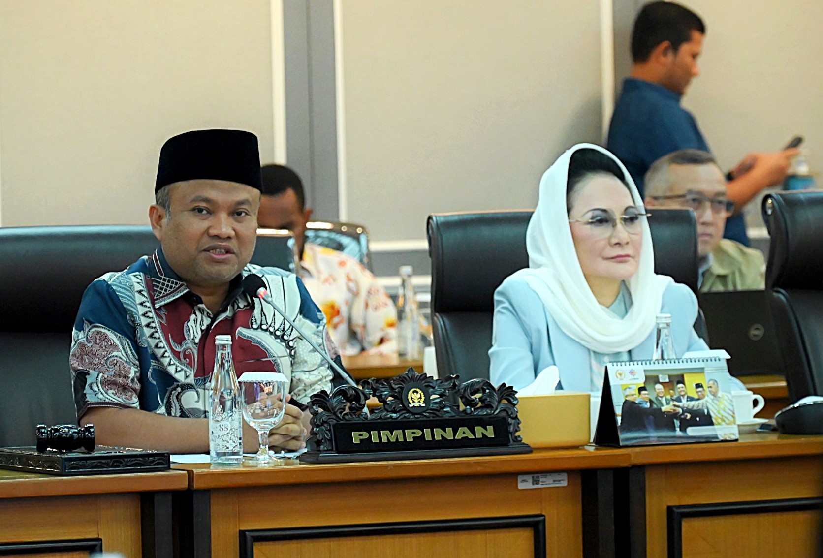 akil Ketua Komisi XIII DPR RI, Sugiat Santoso dalam Audiensi Komisi XIII dengan Ketua Komisi Perlindungan Anak Indonesia (KPAI) di Gedung Nusantara I, Senayan, Jakarta, Senin (26/5/2025).