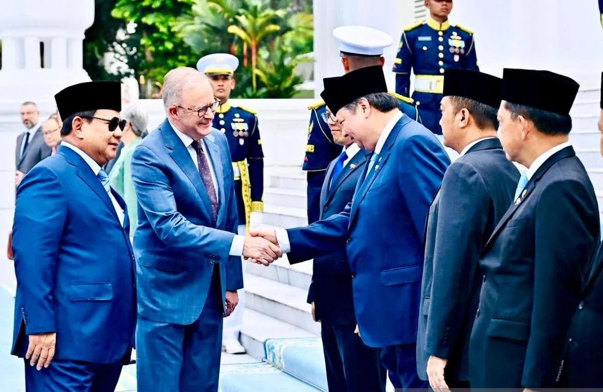 Airlangga beberkan sejumlah hasil pertemuan Prabowo-Albanese