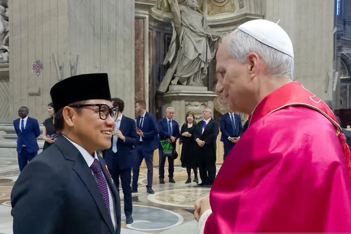 Menko Muhaimin: Jumpa Paus Leo XIV, komitmen bersama bangun perdamaian