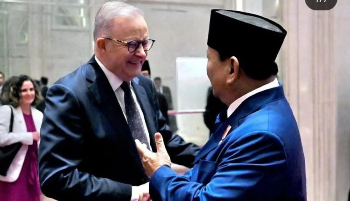 Usai buka PUIC di DPR, Presiden sambangi PM Albanese di hotel bermalam