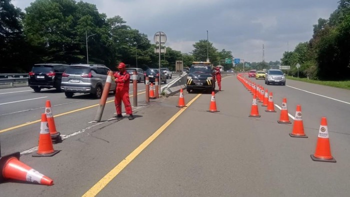 Long Weekend, Contraflow Pagi Ini di Km 44-46 Tol Jagorawi Arah Puncak