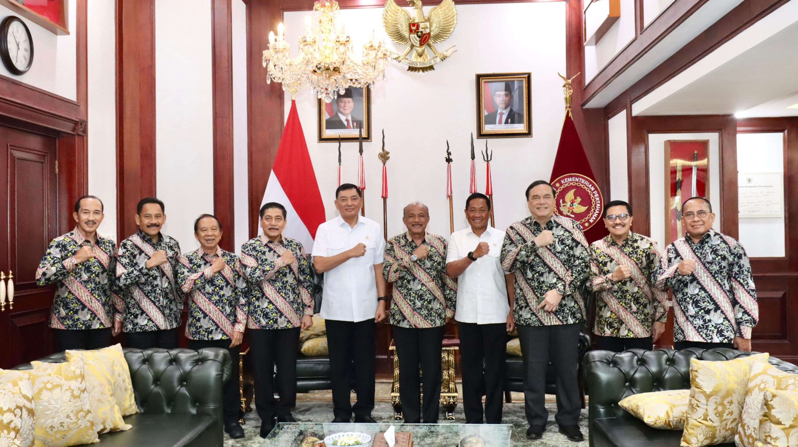 Menhan RI Terima SAG IKAHAN, Bahas Diplomasi Pertahanan