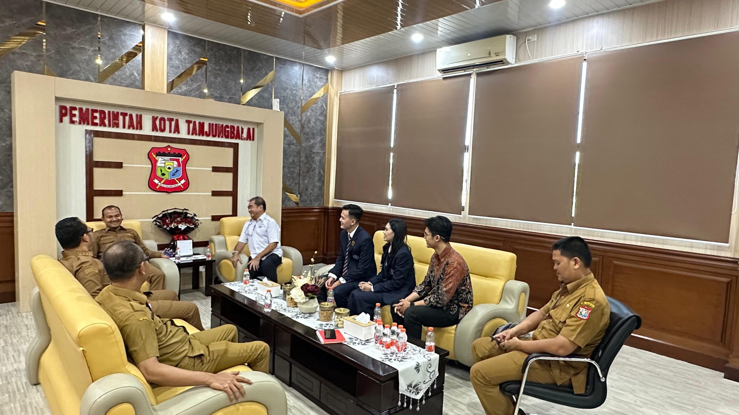 Wali Kota dan Wakil Wali Kota Tanjungbalai Terima Kunjungan Ketua Beasiswa Utusan Daerah IPB