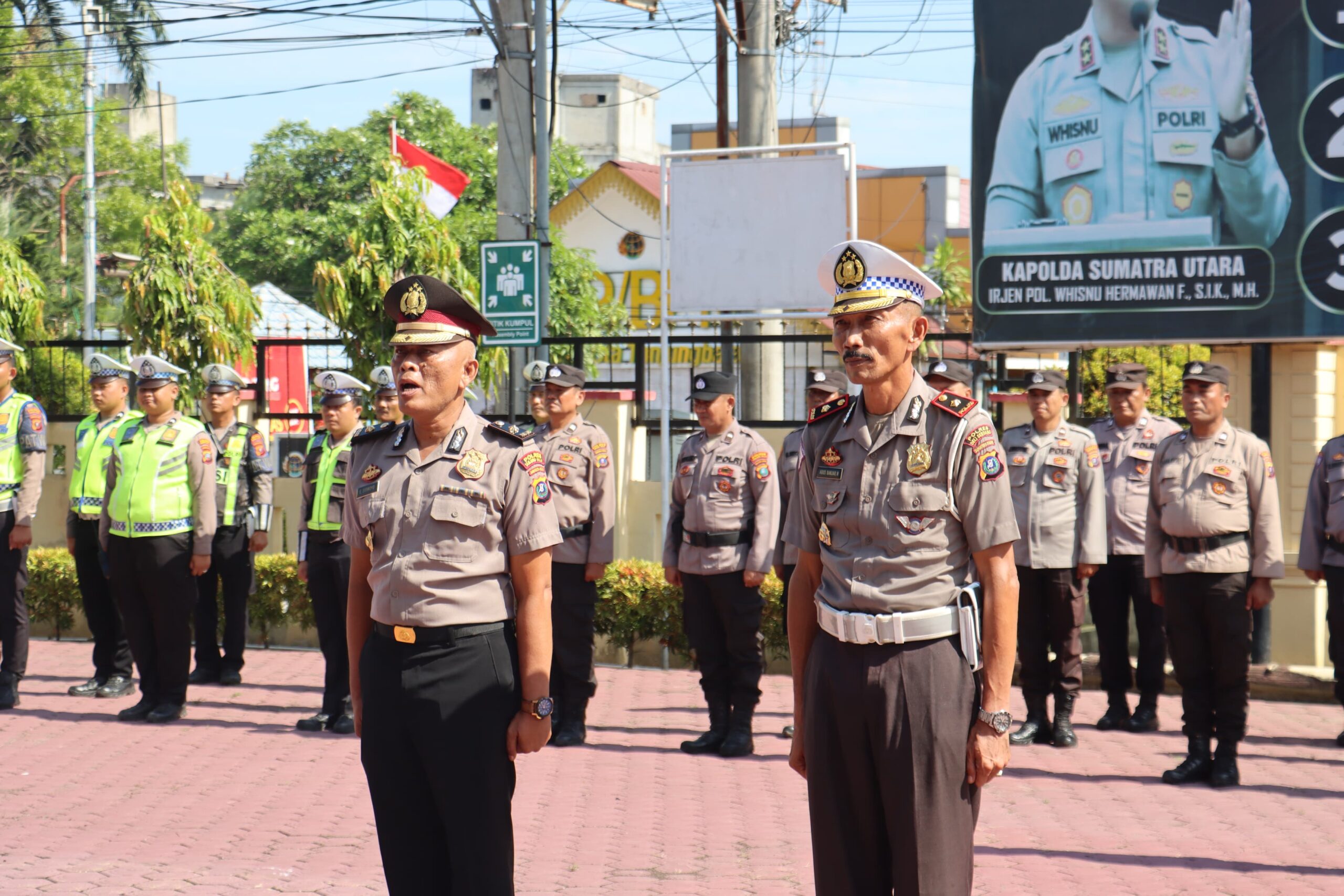 Kapolres Tanjungbalai Lantik Kenaikan Pangkat Pengabdian Dua PJU
