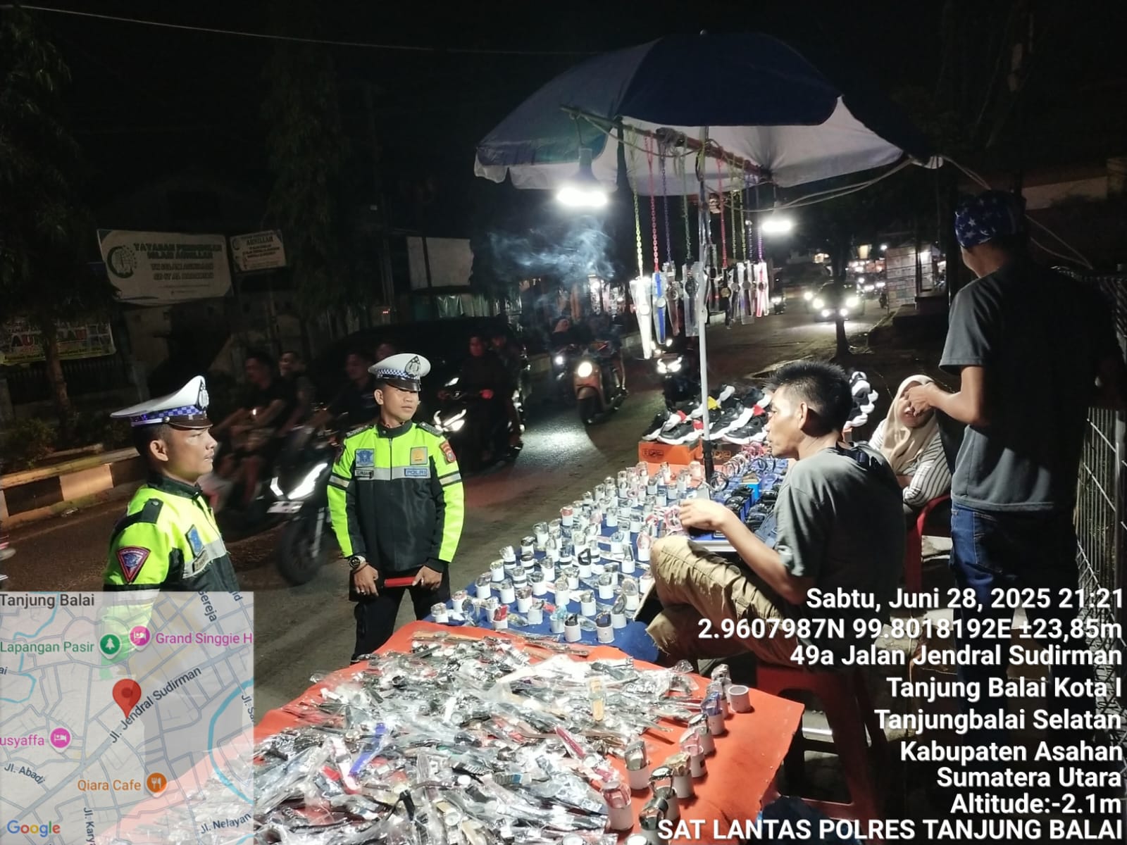 Antisipasi Macet di Area Kuliner Malam, Polisi Imbau Pedagang Tertibkan Lapak Jualan