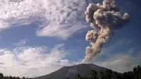 Gunung Api Ibu Erupsi, Tinggi Letusan Capai 500 Meter